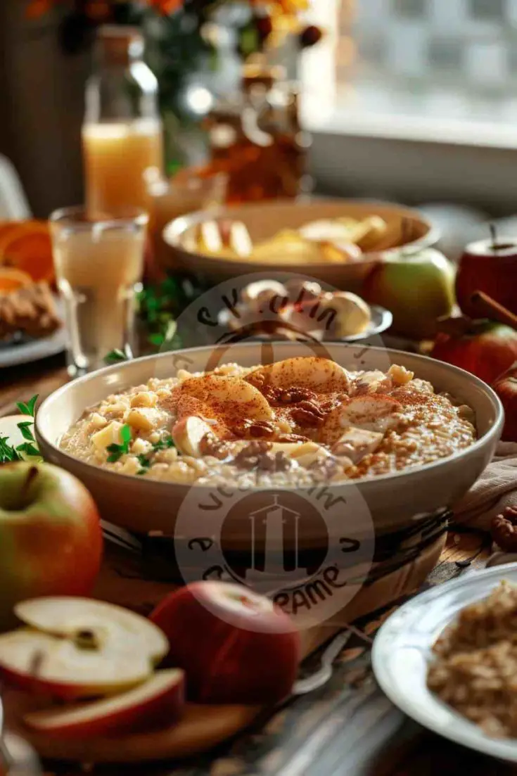 Crockpot Apple Cinnamon Oatmeal