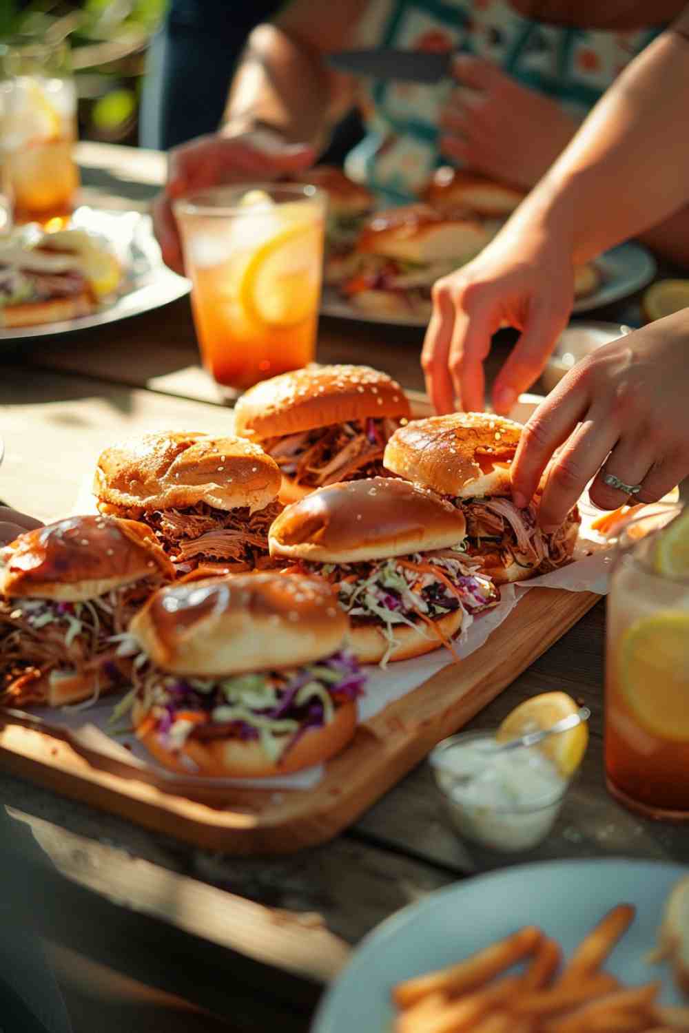 Crockpot BBQ Pulled Pork Sandwiches