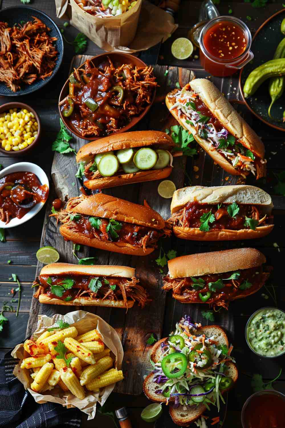 Crockpot BBQ Pulled Pork Sandwiches