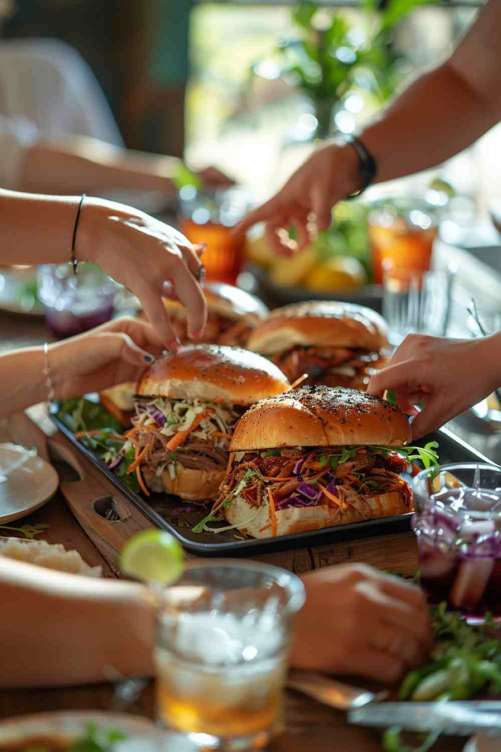 Crockpot BBQ Pulled Pork Sandwiches