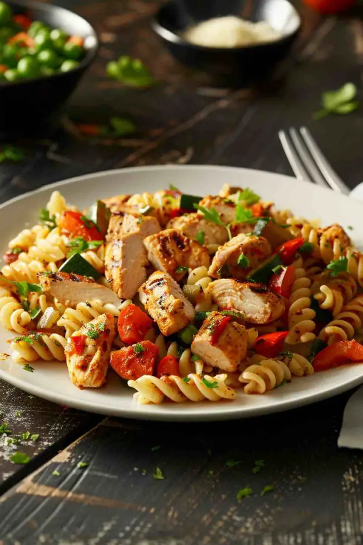 Crockpot Cajun Chicken Pasta