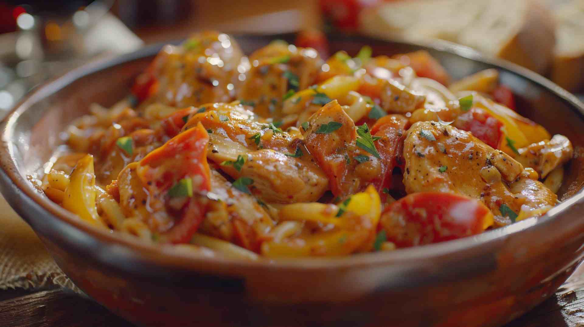 Crockpot Cajun Chicken Pasta