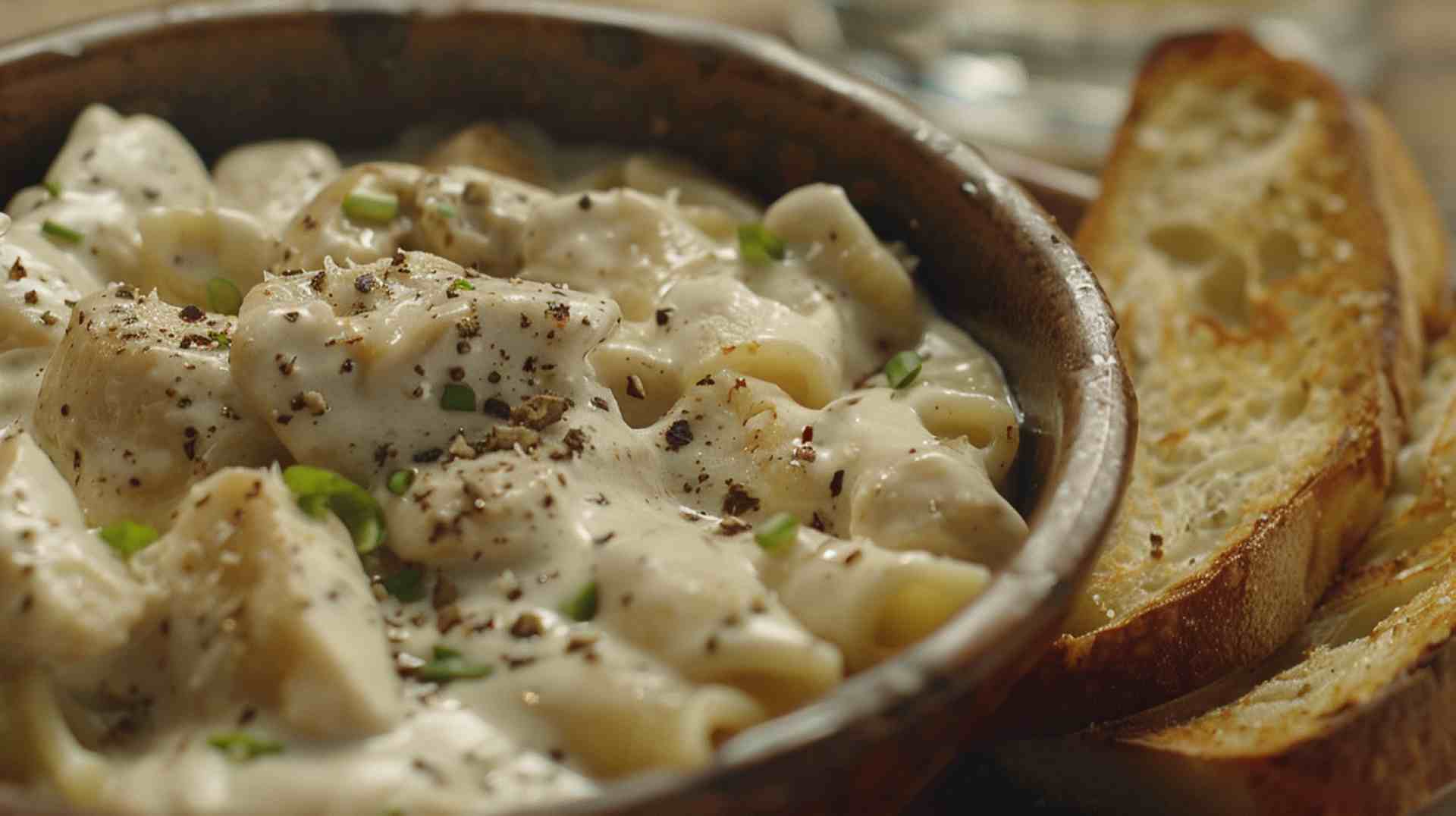 Crockpot Chicken Alfredo Pasta