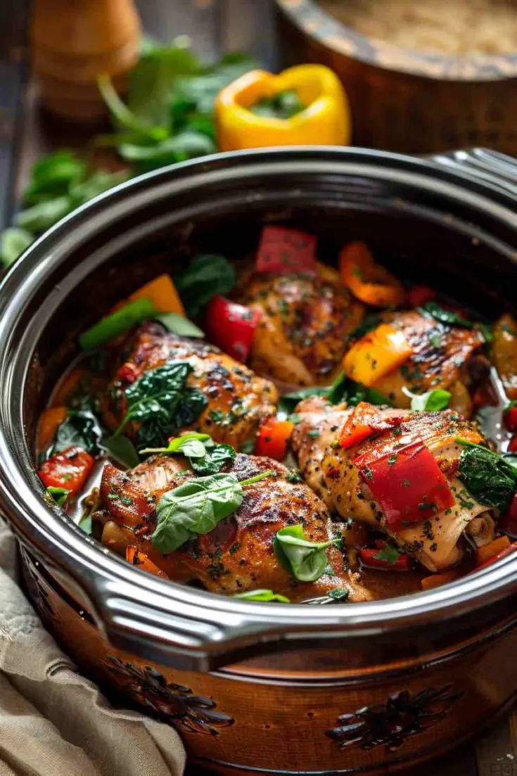 Crockpot Tuscan Chicken