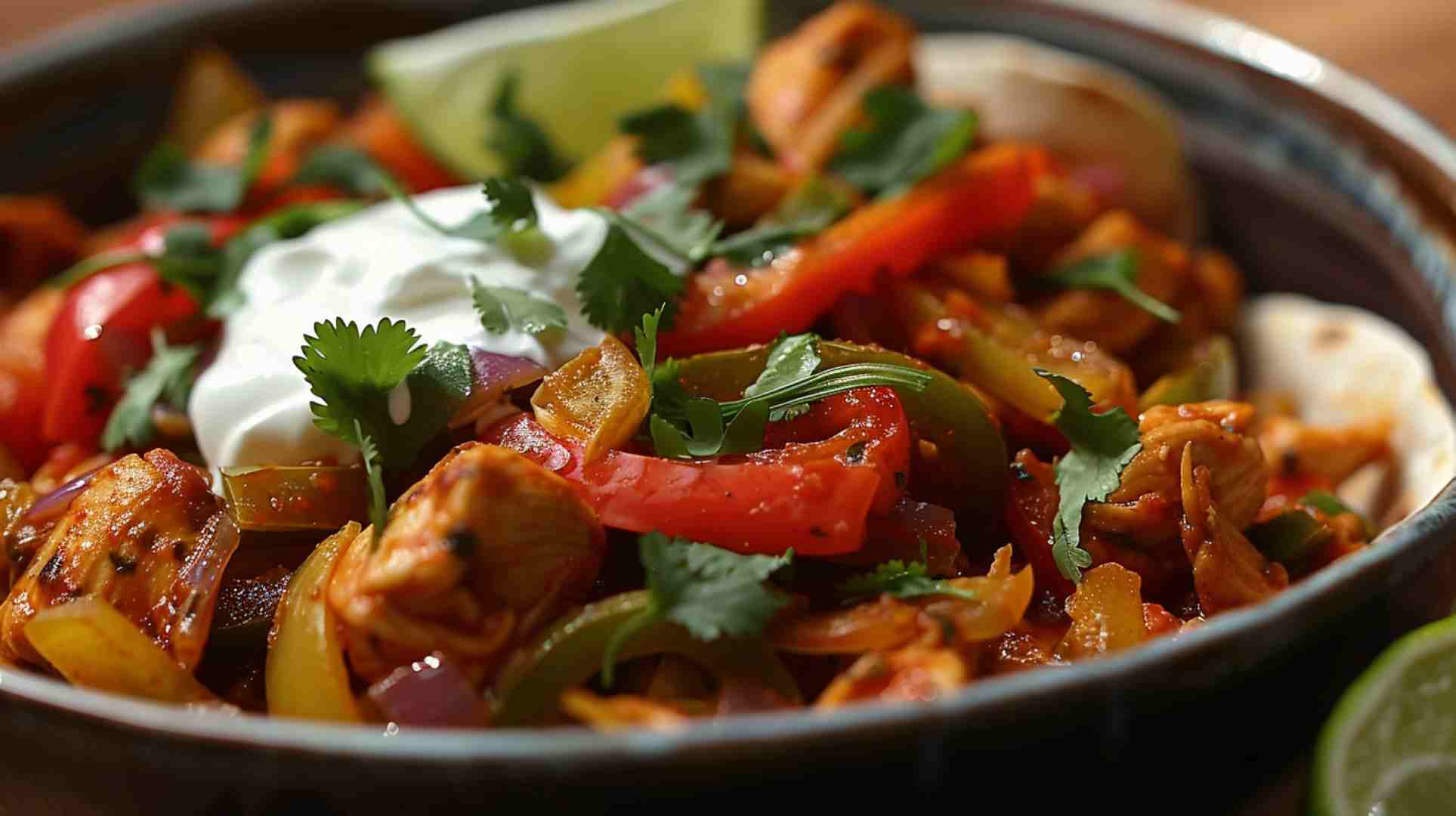 Easy Crockpot Chicken Fajitas