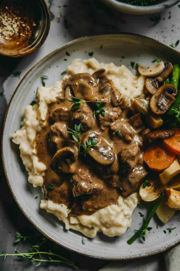 Slow Cooker Beef Stroganoff