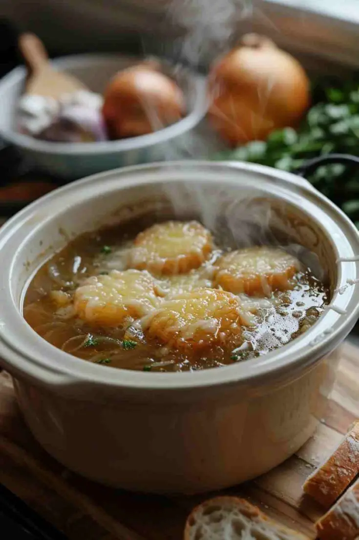 Slow Cooker French Onion Soup