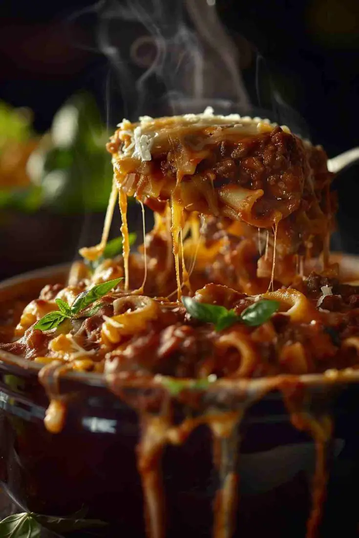 Slow Cooker Lasagna Casserole