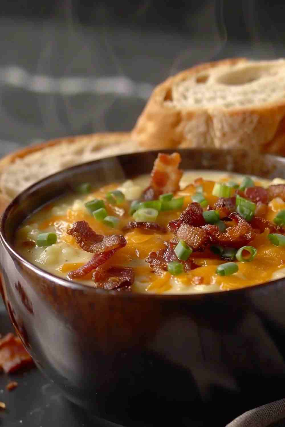 Slow Cooker Loaded Potato Soup