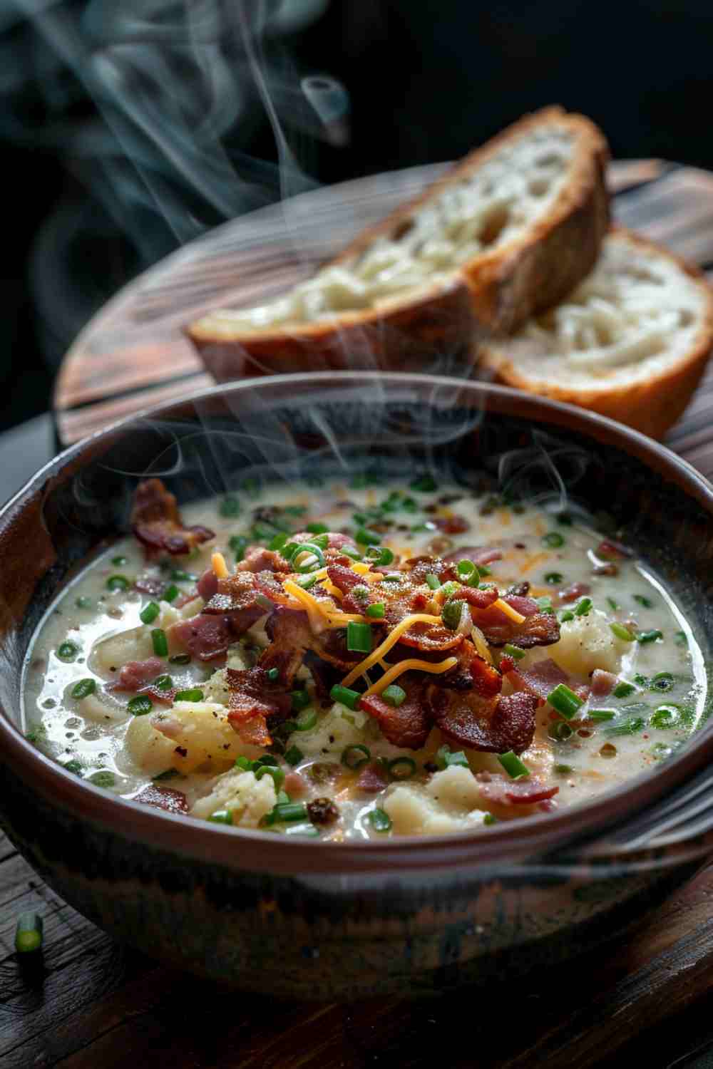 Slow Cooker Loaded Potato Soup