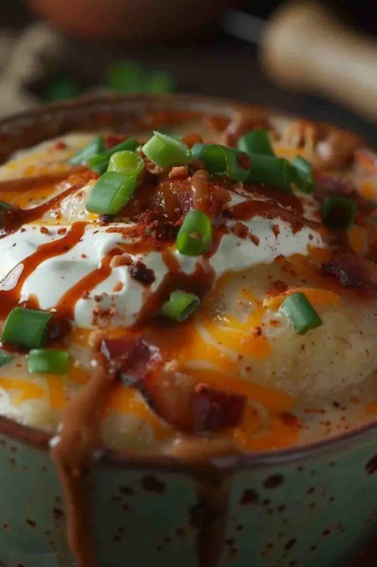 Slow Cooker Loaded Potato Soup