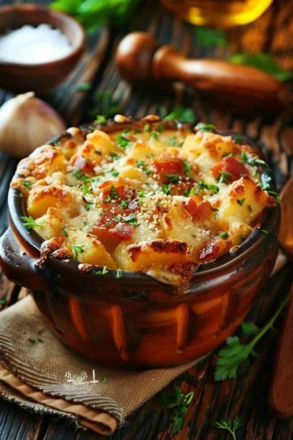 Slow Cooker Loaded Potato Soup