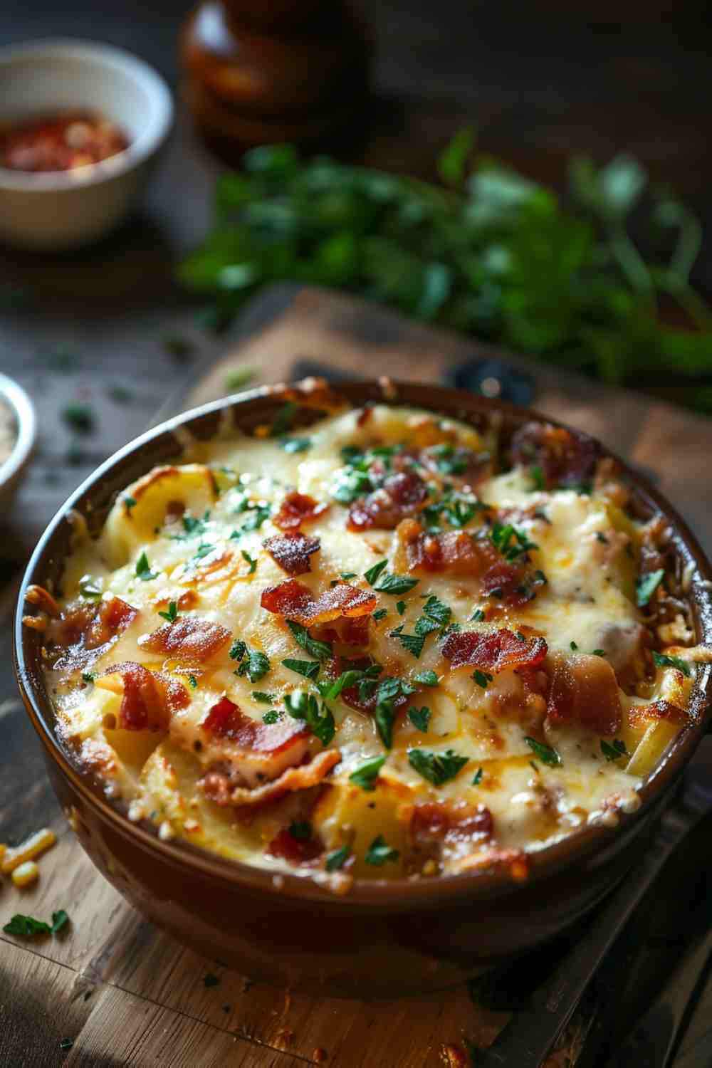 Slow Cooker Loaded Potato Soup