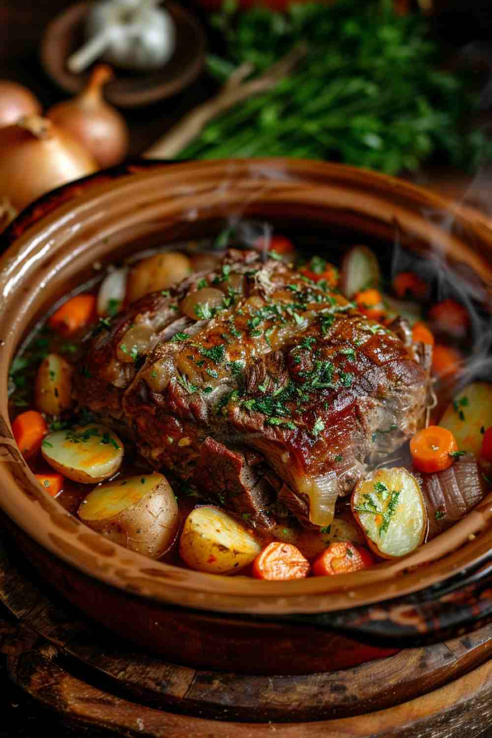 Slow Cooker Pot Roast with Vegetables