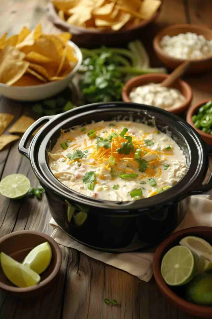 Slow Cooker White Chicken Chili