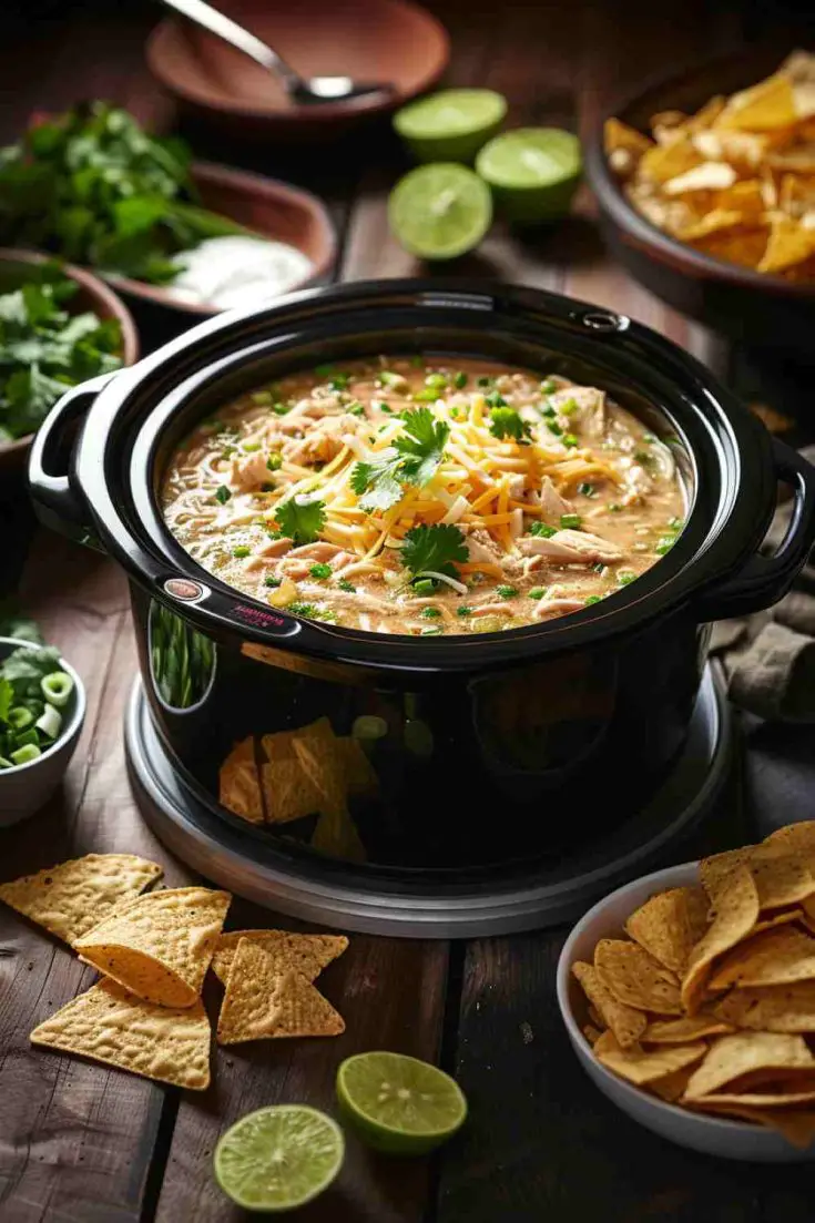 Slow Cooker White Chicken Chili