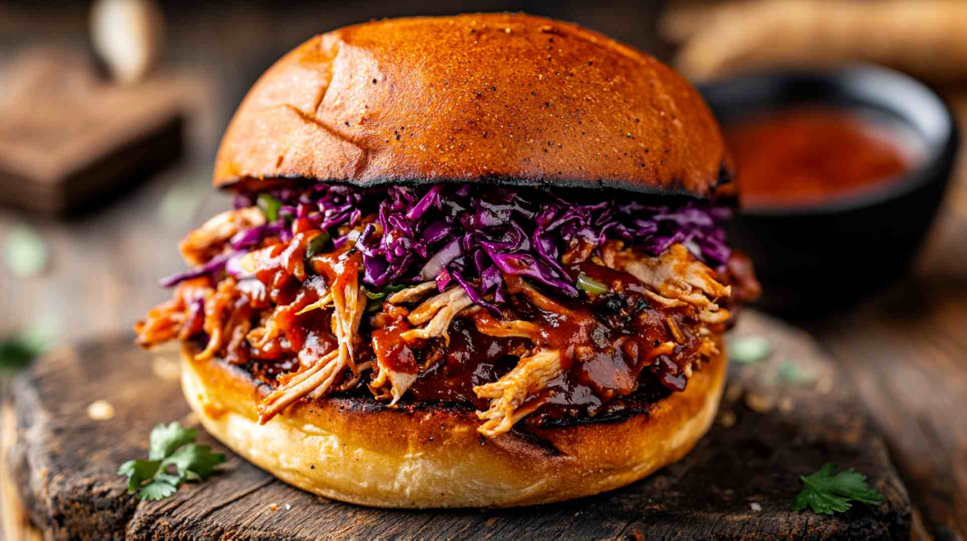 BBQ Pulled Chicken in the Slow Cooker