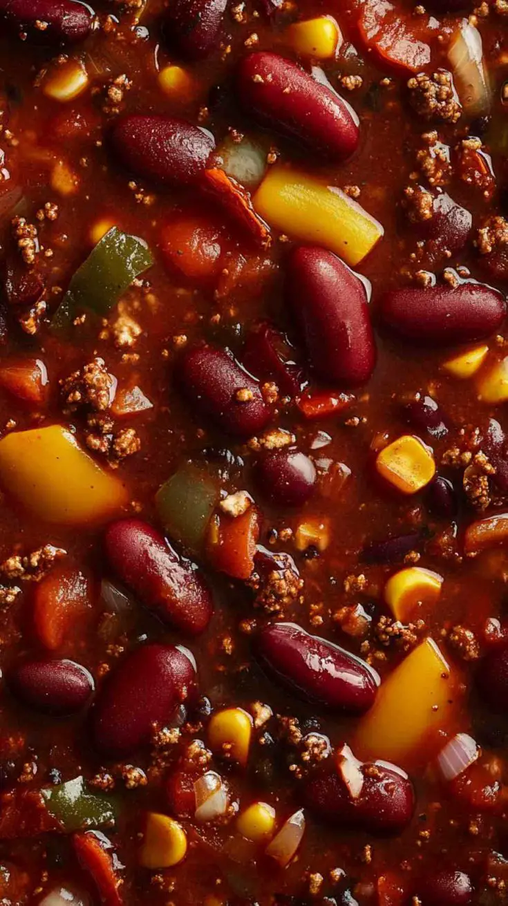 Classic Slow Cooker Chili with a Kick