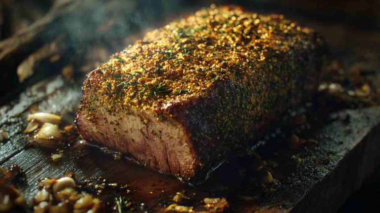 Crock Pot Herb-Crusted Pork Loin