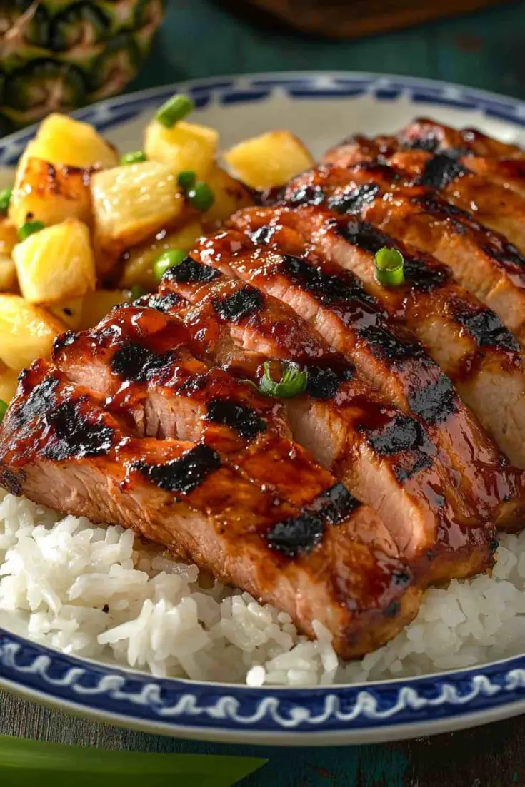 Crock Pot Pineapple Teriyaki Pork Loin