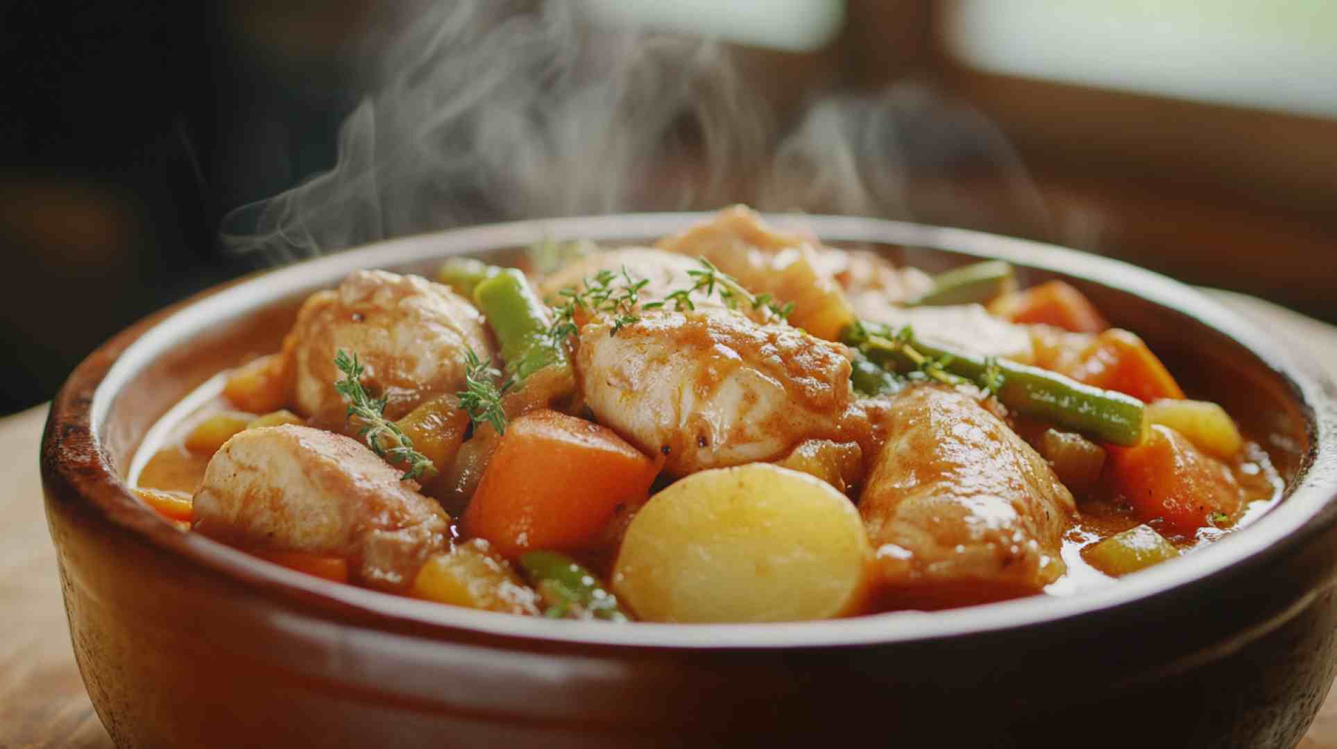 Hearty Slow Cooker Chicken and Vegetable Stew