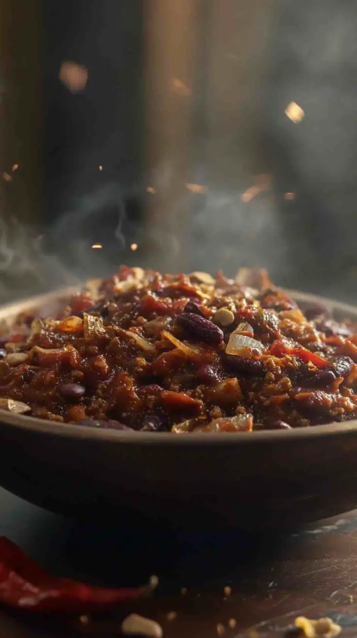 Hearty Vegetarian Slow Cooker Chili