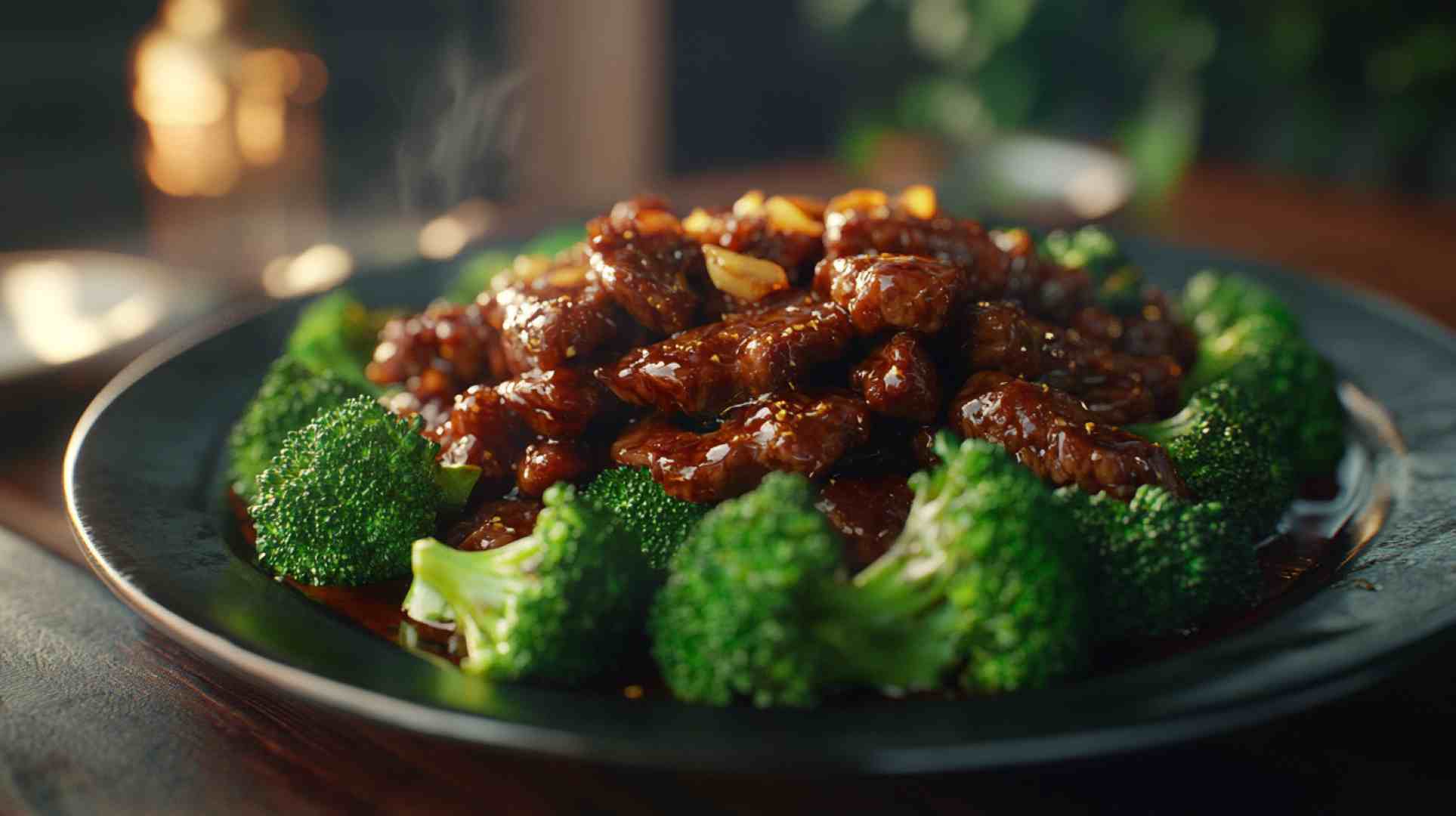 Slow Cooker Honey Garlic Ginger Beef with Broccoli