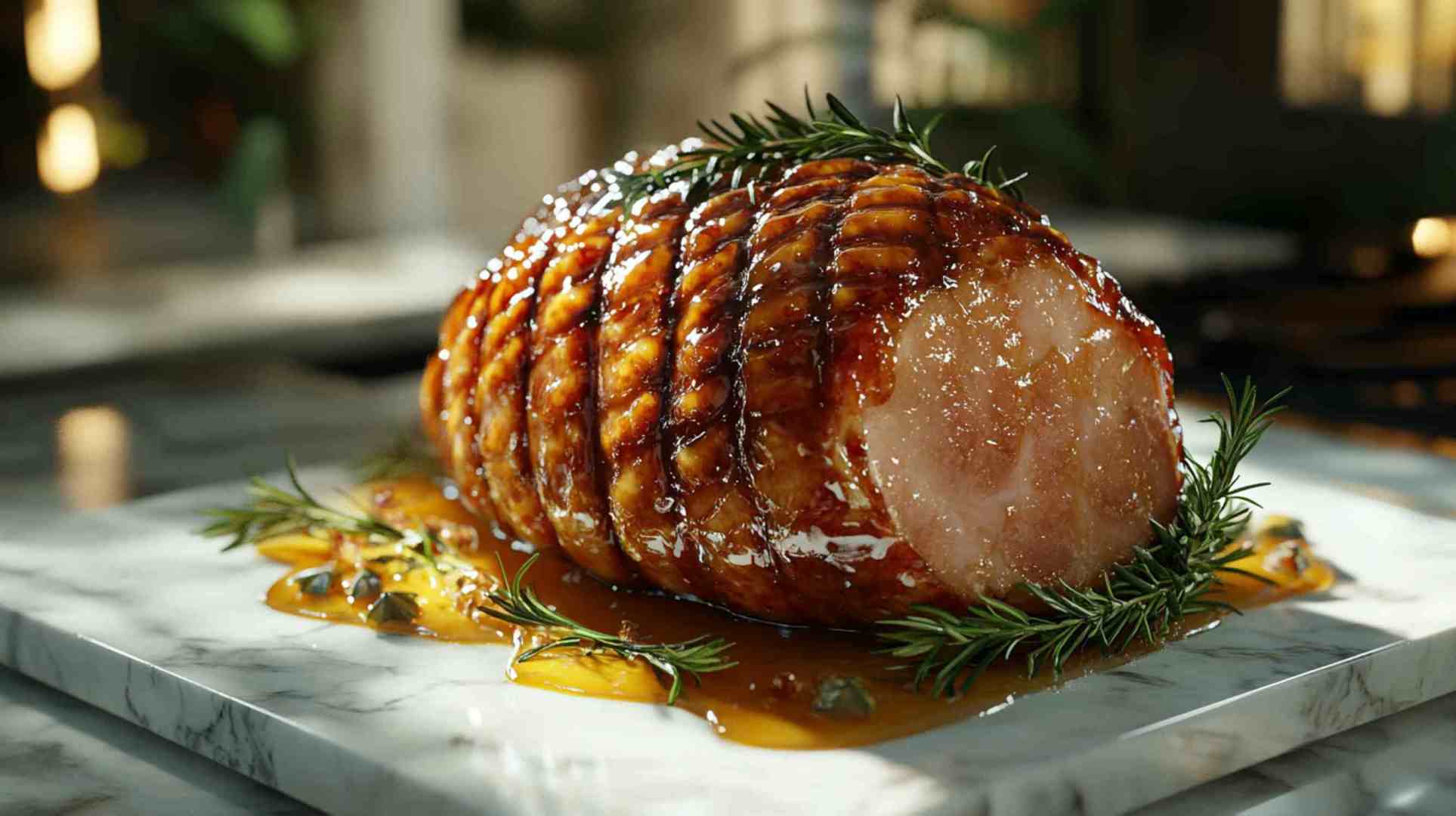 Slow Cooker Honey Glazed Ham