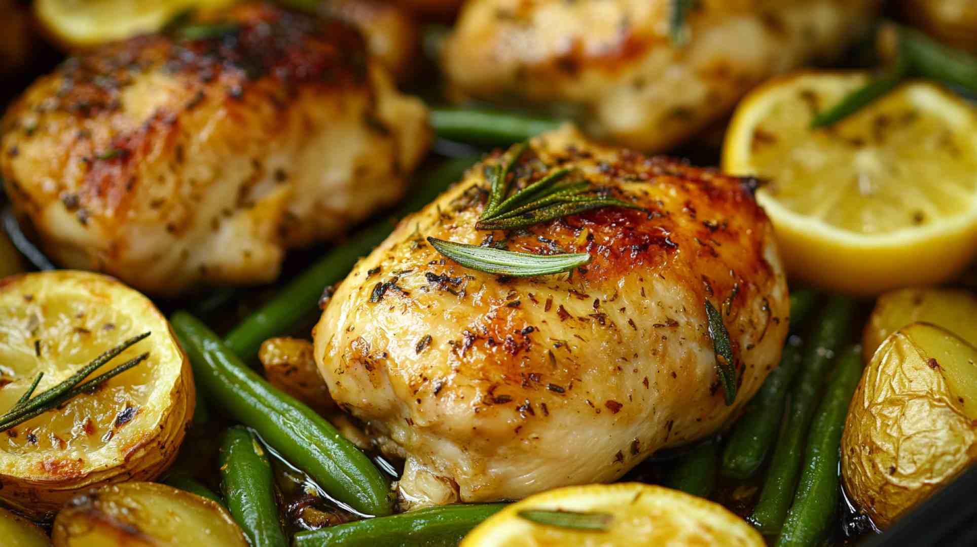 Slow Cooker Lemon Herb Chicken