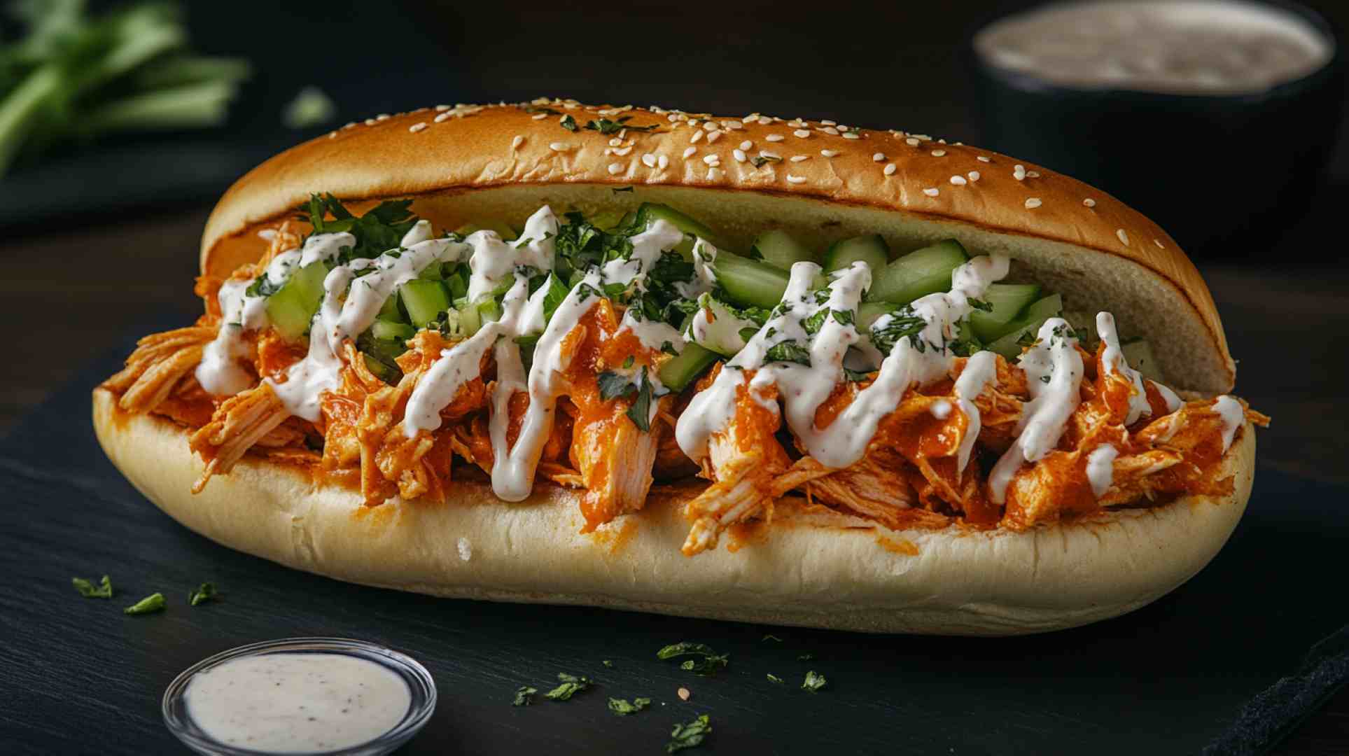 Spicy Slow Cooker Buffalo Chicken