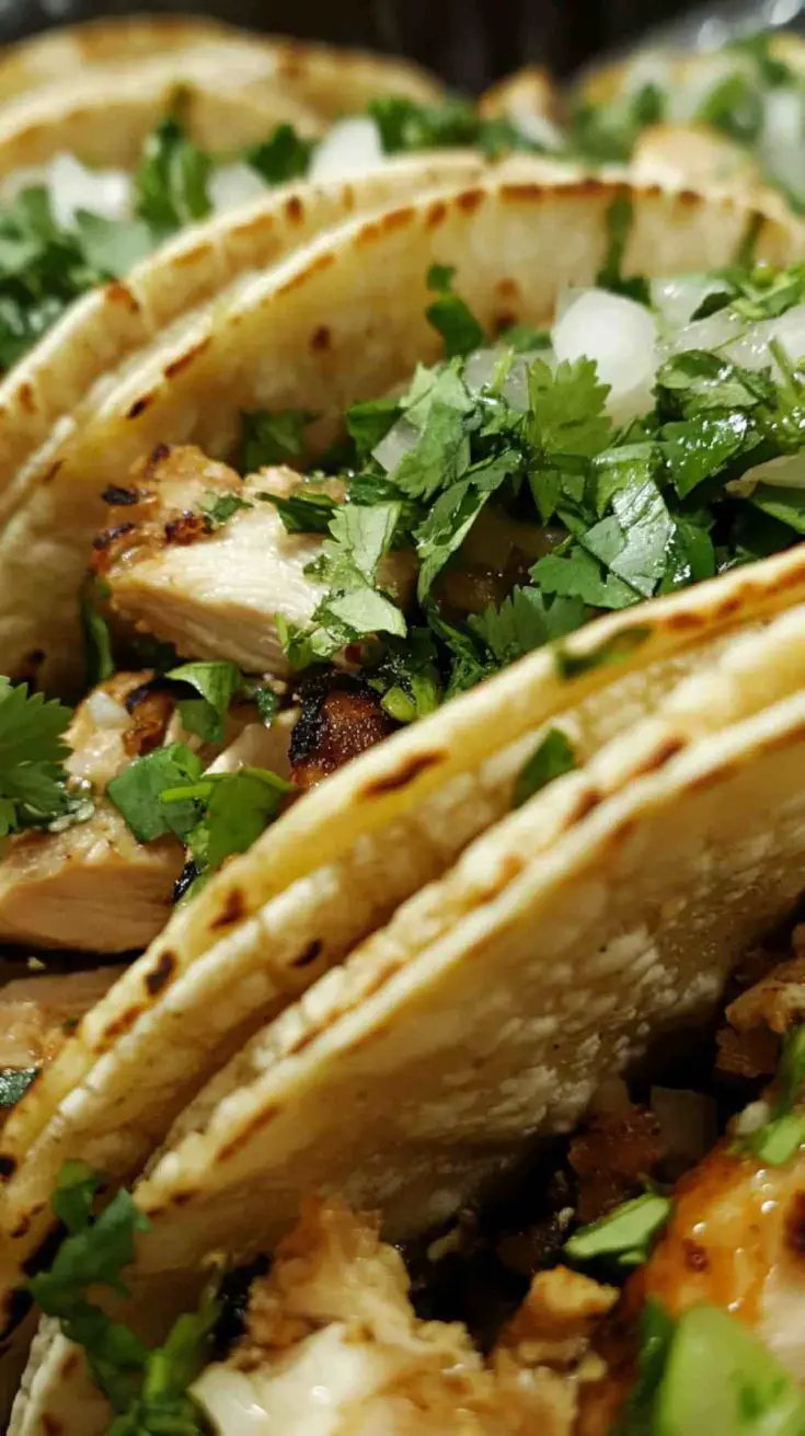 Slow Cooker Zesty Lime and Cilantro Chicken Tacos