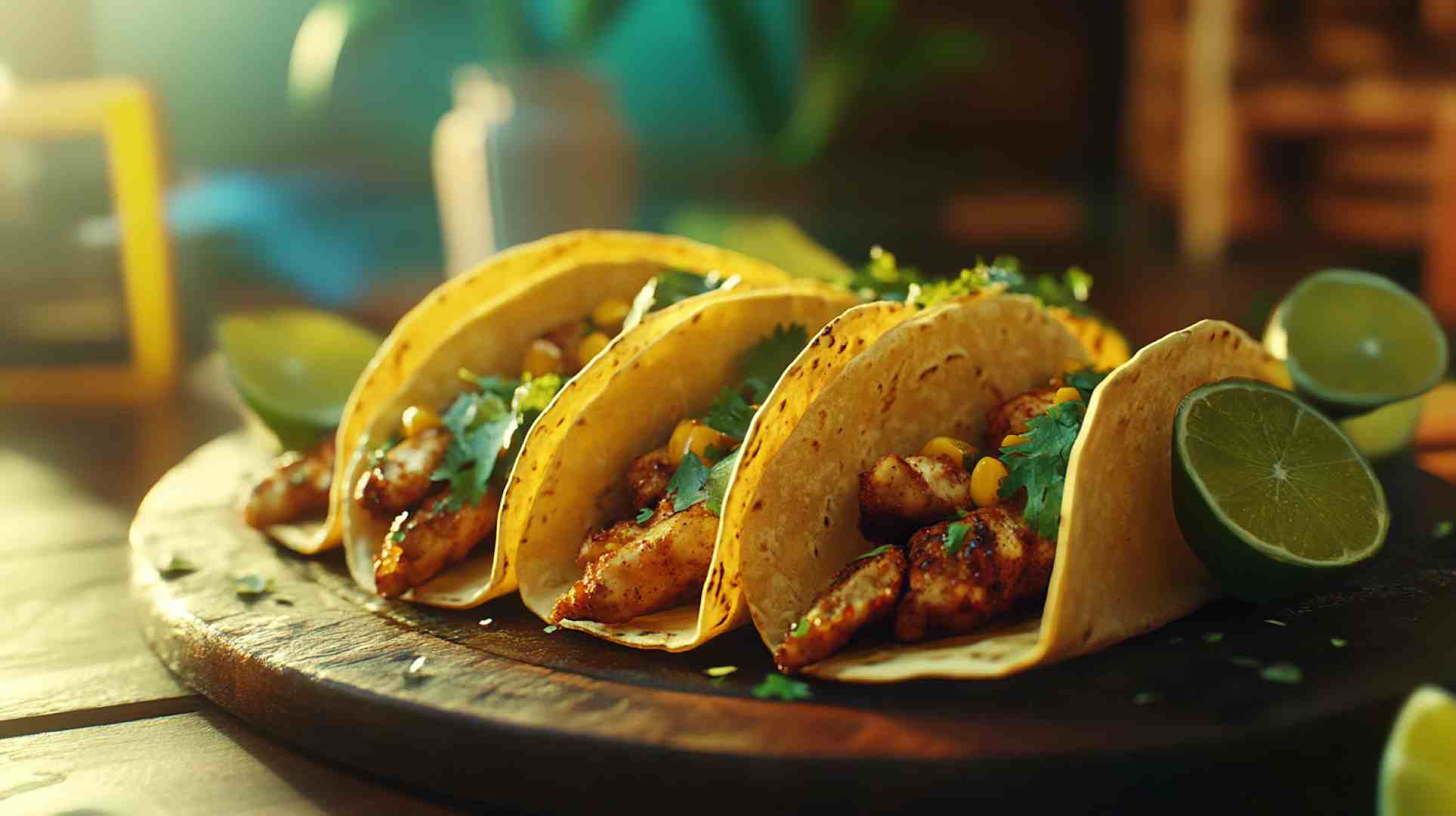 Slow Cooker Zesty Lime and Cilantro Chicken Tacos