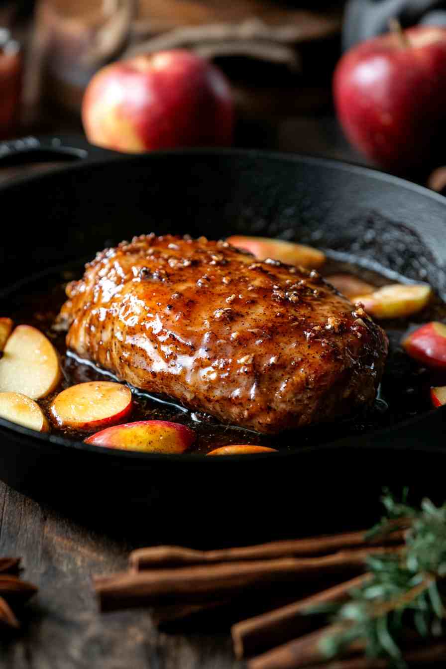 Apple Cider Glazed Boneless Pork Loin Apple Cider Glazed Boneless Pork Loin