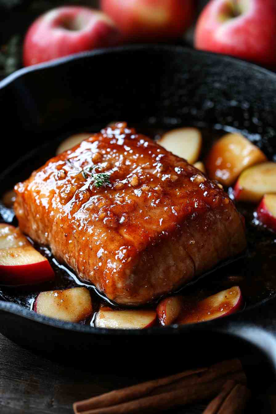 Apple Cider Glazed Boneless Pork Loin Apple Cider Glazed Boneless Pork Loin