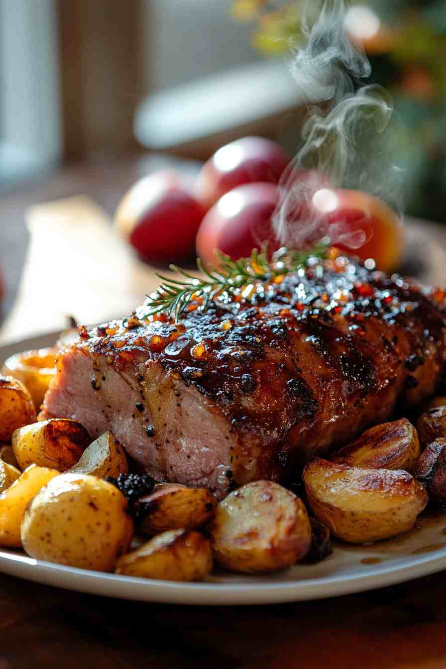 Apple Cider Glazed Boneless Pork Loin Apple Cider Glazed Boneless Pork Loin