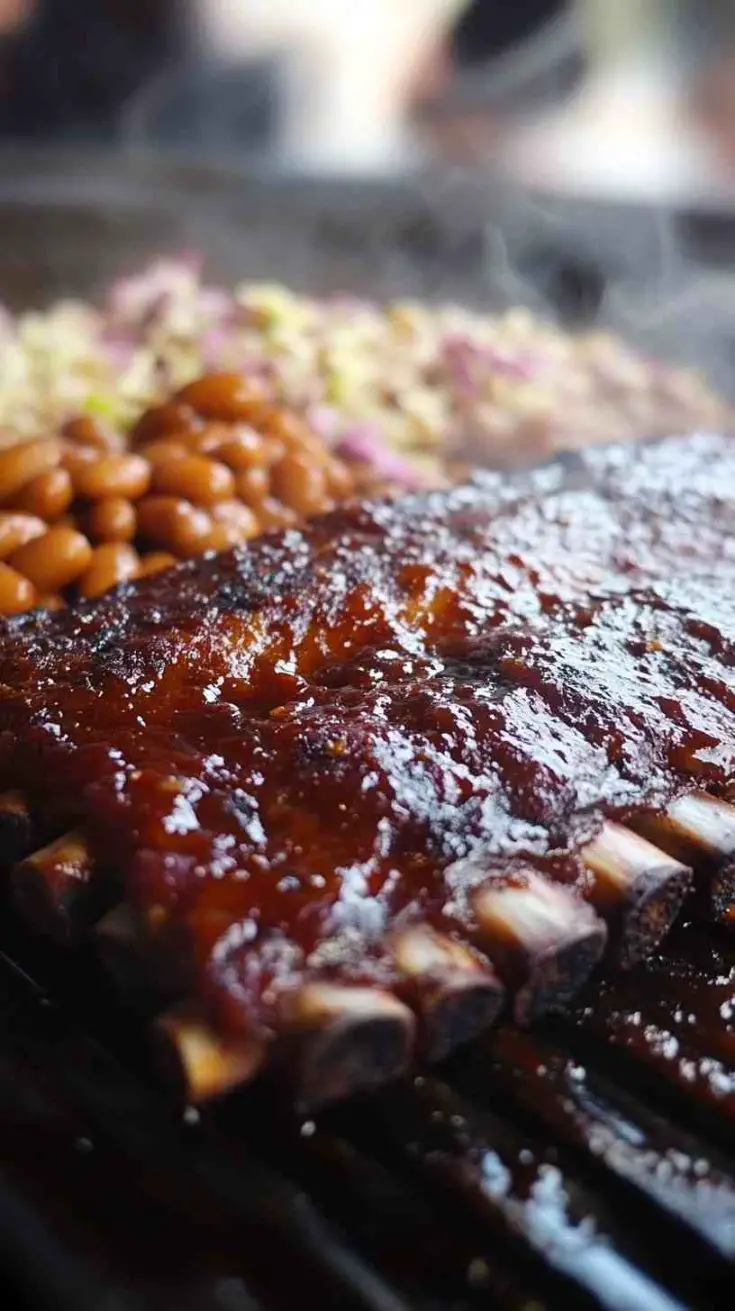 BBQ Ribs with Coleslaw