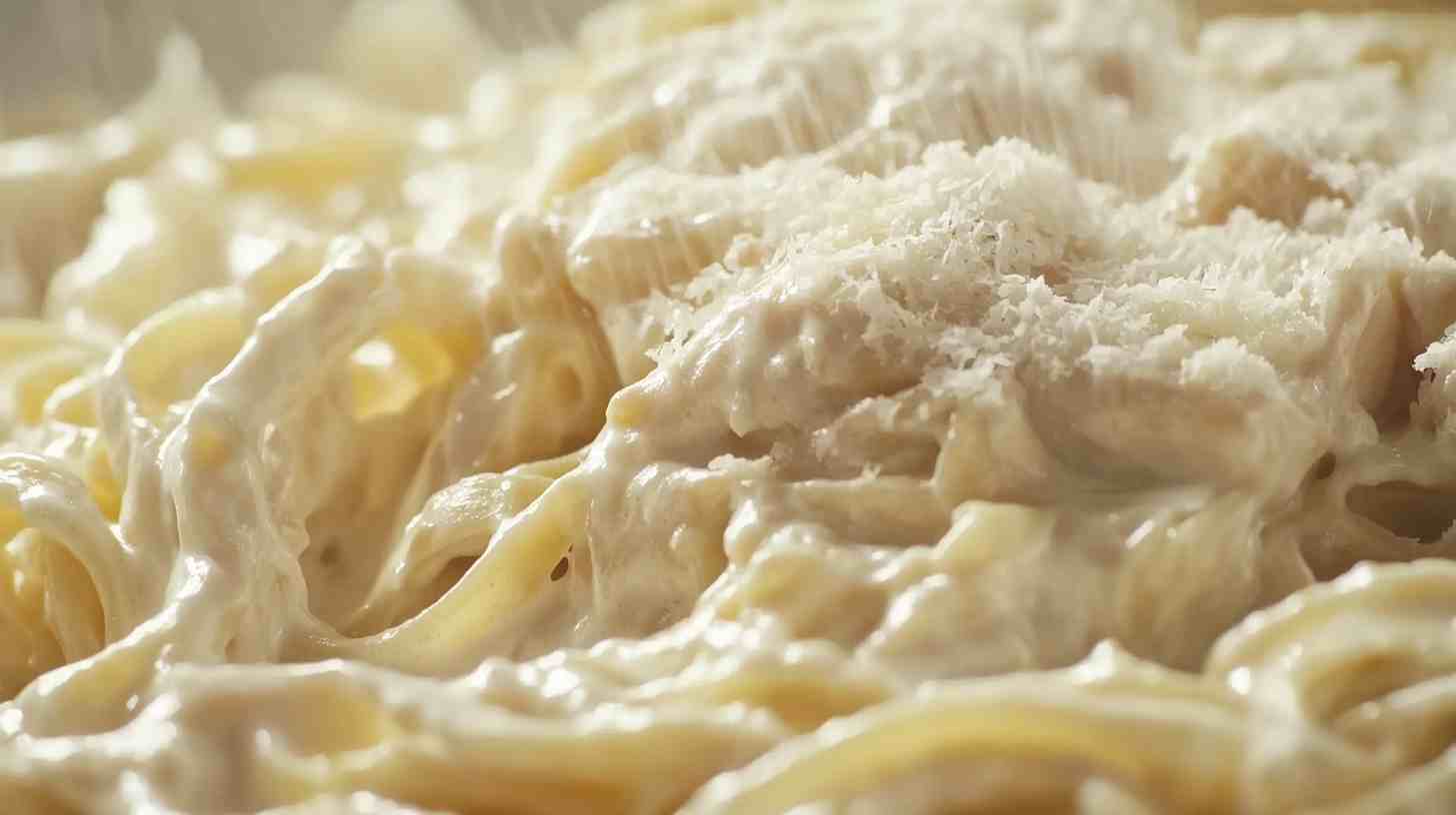 Slow Cooker Chicken Alfredo Pasta