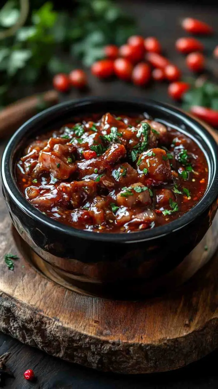 Slow Cooker Chili Sauce Ham