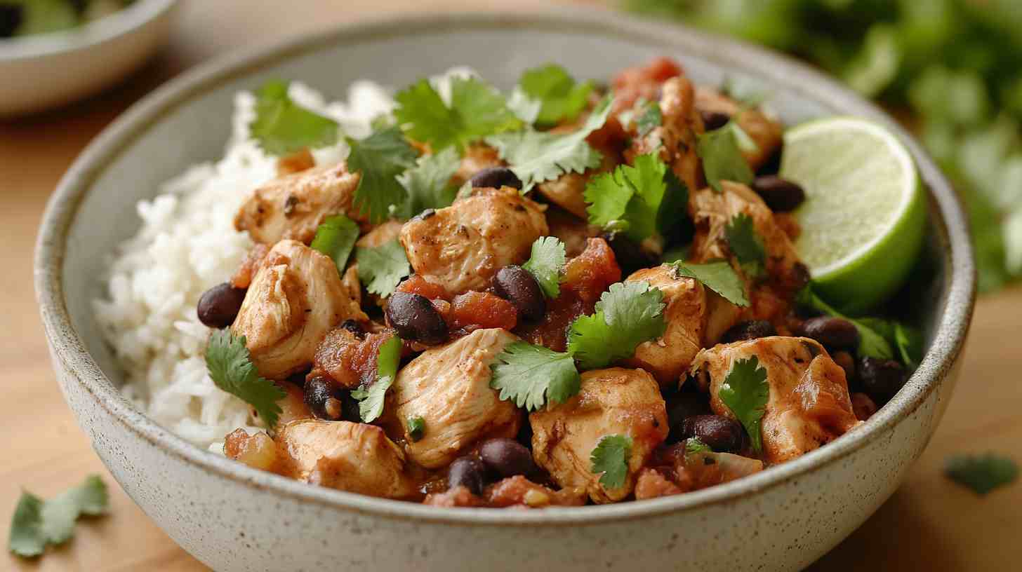 Cilantro Lime Boneless Chicken Slow Cooker Fiesta