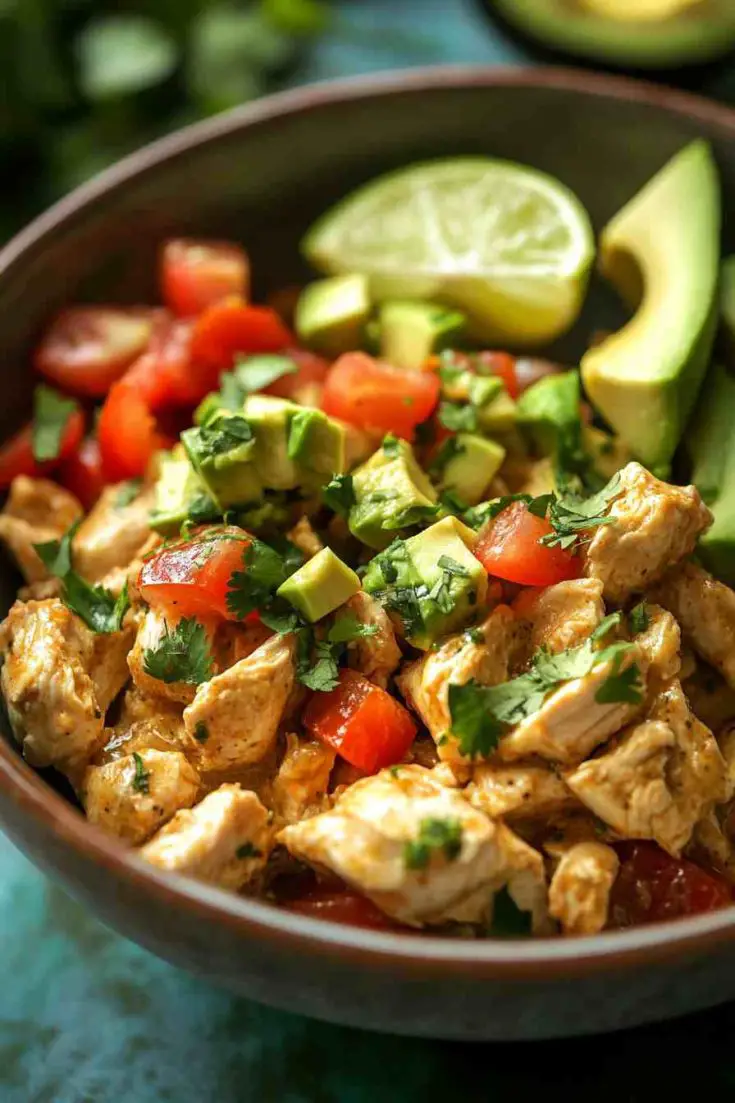 Cilantro Lime Boneless Chicken Slow Cooker Fiesta