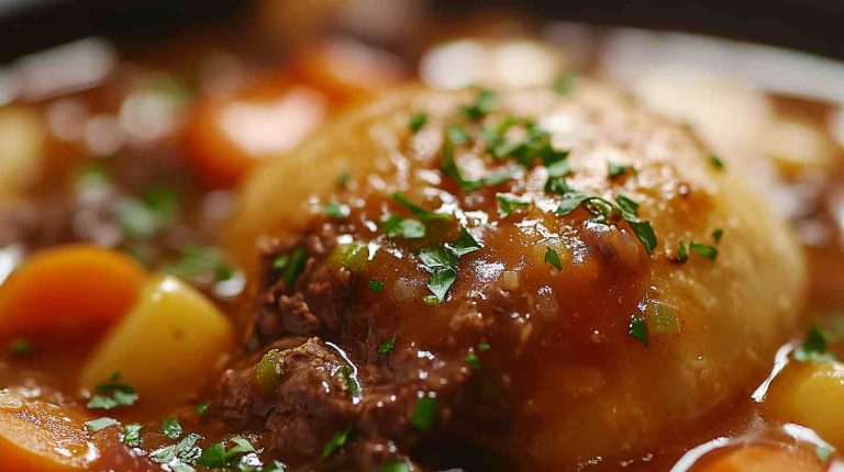 Classic Crock Pot Beef and Garden Veggie Soup