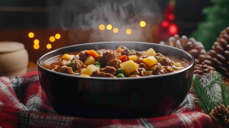 Cozy Crock Pot Beef and Winter Vegetable Soup