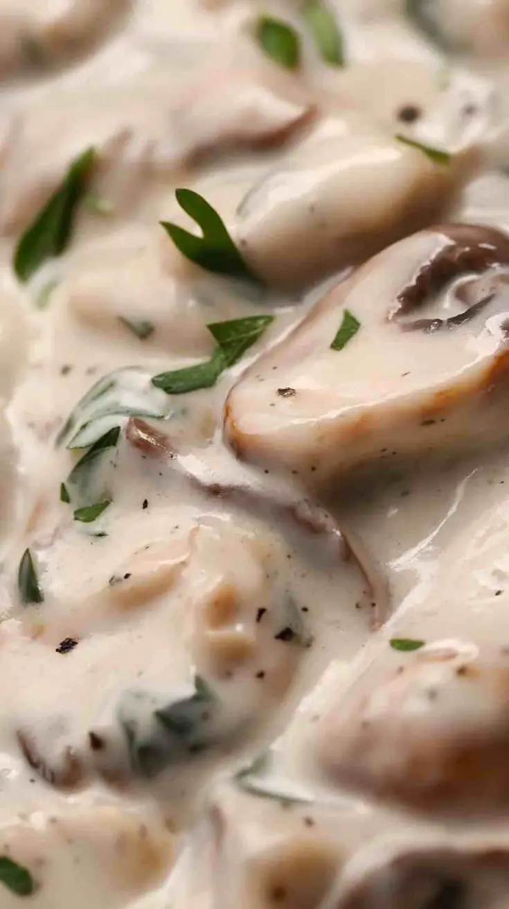 Creamy Mushroom and Spinach Chicken