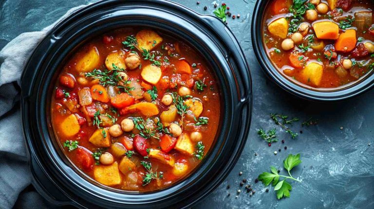 Delicious & Nutritious Vegetarian Slow Cooker Meals