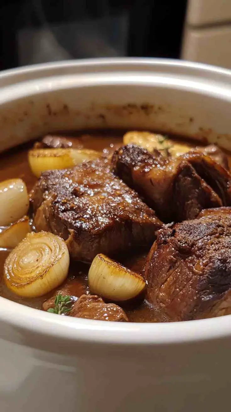 Flavorful Crock Pot Onion Soup Beef Roast