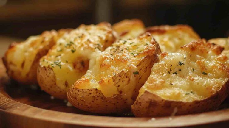 Slow Cooker Garlic Parmesan Potatoes