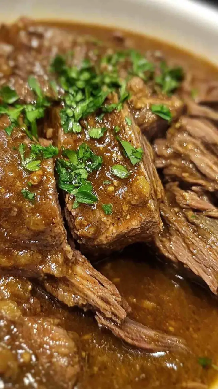 Hearty Crock Pot Mississippi Roast