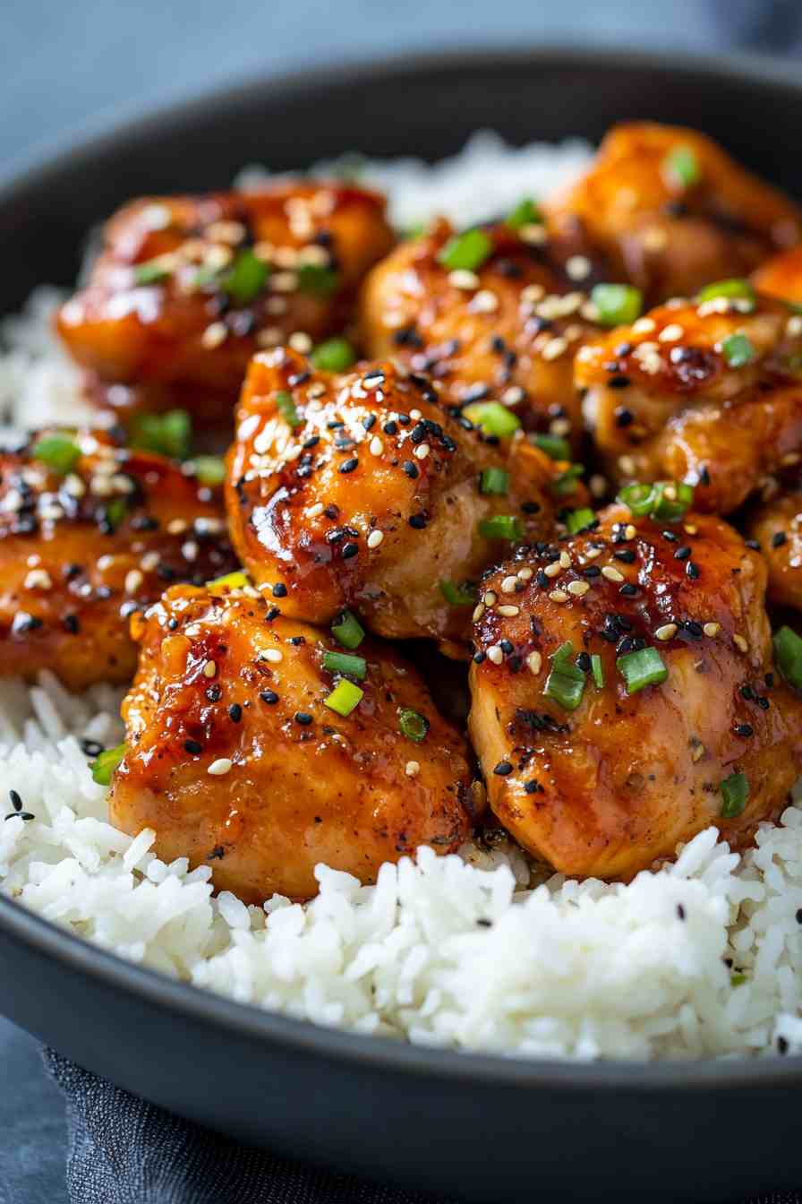 Honey Garlic Boneless Chicken Thighs in the Crock Pot Honey Garlic Boneless Chicken Thighs in the Crock Pot