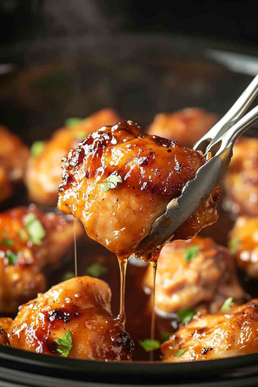 Honey Garlic Boneless Chicken Thighs in the Crock Pot Honey Garlic Boneless Chicken Thighs in the Crock Pot