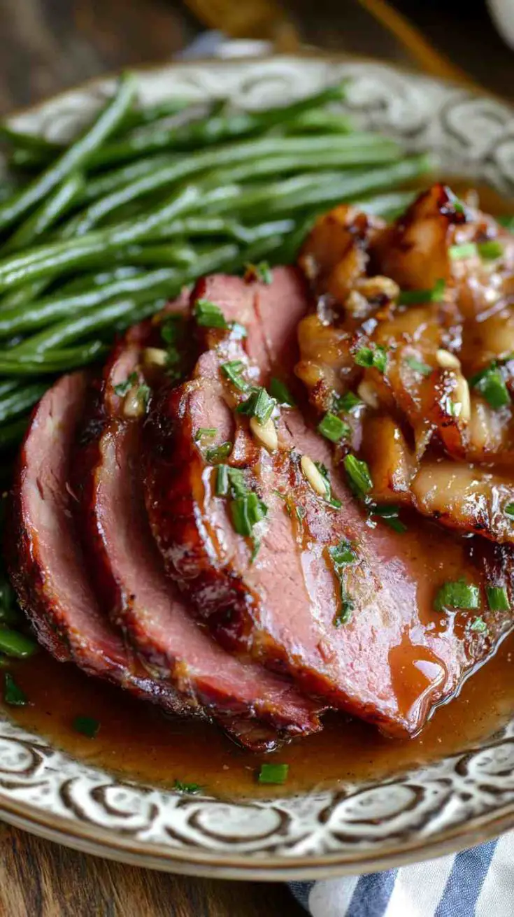 Slow Cooker Honey Garlic Ham